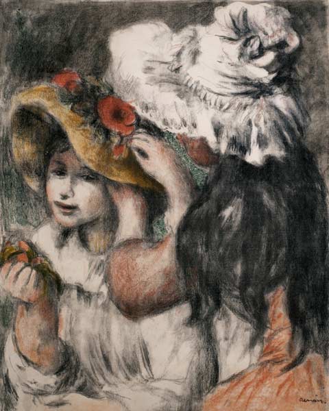 Il cappello a spilli – Pierre-Auguste Renoir Pierre-Auguste Renoir 70x85