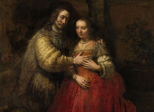 Il coppia di sposi – Rembrandt van Rijn Rembrandt van Rijn 105x70