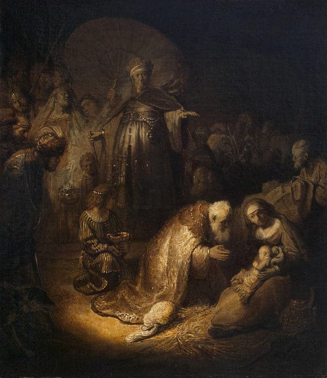 L’adorazione dei Magi – Rembrandt van Rijn Rembrandt van Rijn 70x85