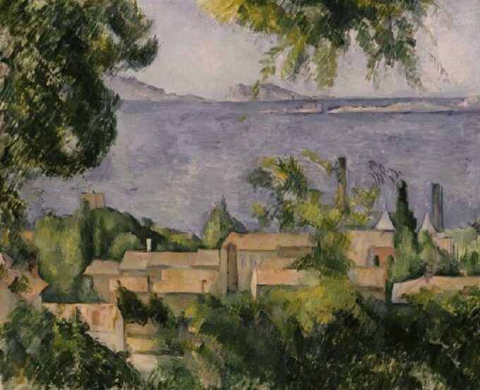 I tetti delle case dell’Estaque – Paul Cézanne Paul Cézanne 85x75