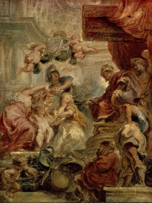 L’unione della Gran Bretagna – Peter Paul Rubens Peter Paul Rubens 70x85