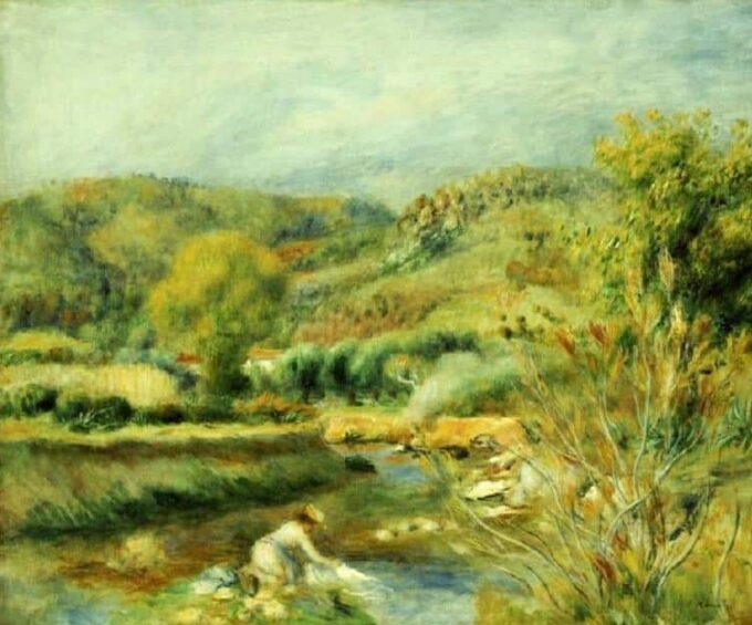 La lavandaia – Pierre-Auguste Renoir Pierre-Auguste Renoir 85x75