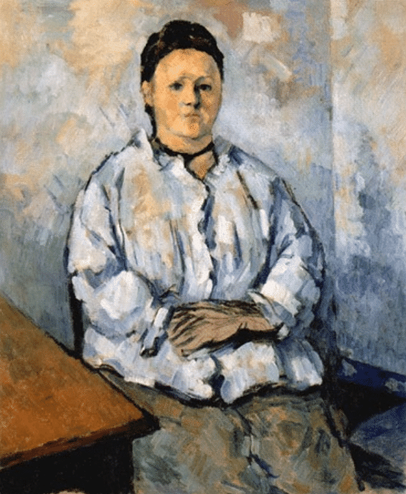 Madame Cézanne seduta – Paul Cézanne Paul Cézanne 70x85