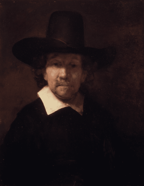 Ritratto del poeta Jeremias de Decker – Rembrandt van Rijn Rembrandt van Rijn 70x85