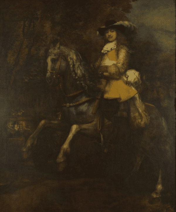 Ritratto di Frederick Rihel a cavallo – Rembrandt van Rijn Rembrandt van Rijn 70x85