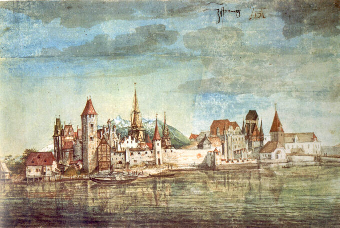 Innsbruck da nord – Albrecht Dürer Albrecht Dürer 105x70