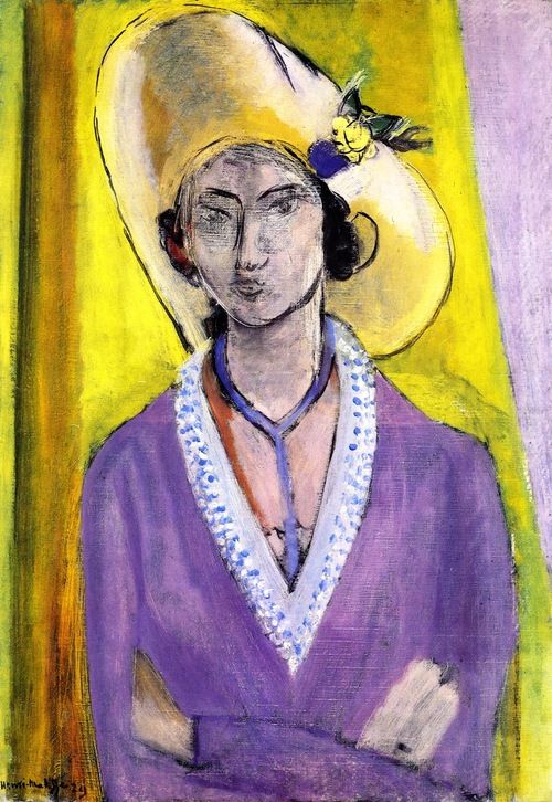 Il cappello giallo – Matisse Henri Matisse 70x105