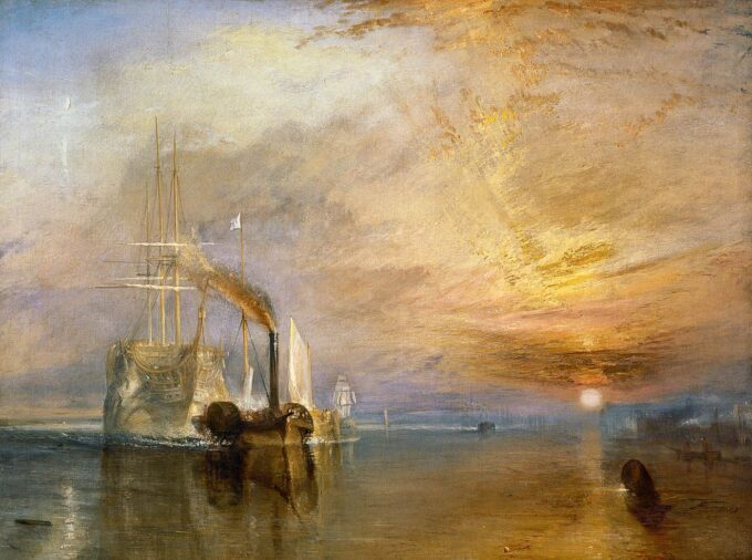 L’ultimo viaggio del temerario – William Turner Quadri Popolari 85x75