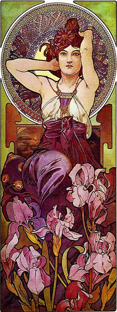 Pietre preziose: ametista – Mucha Alfons Mucha 70x160