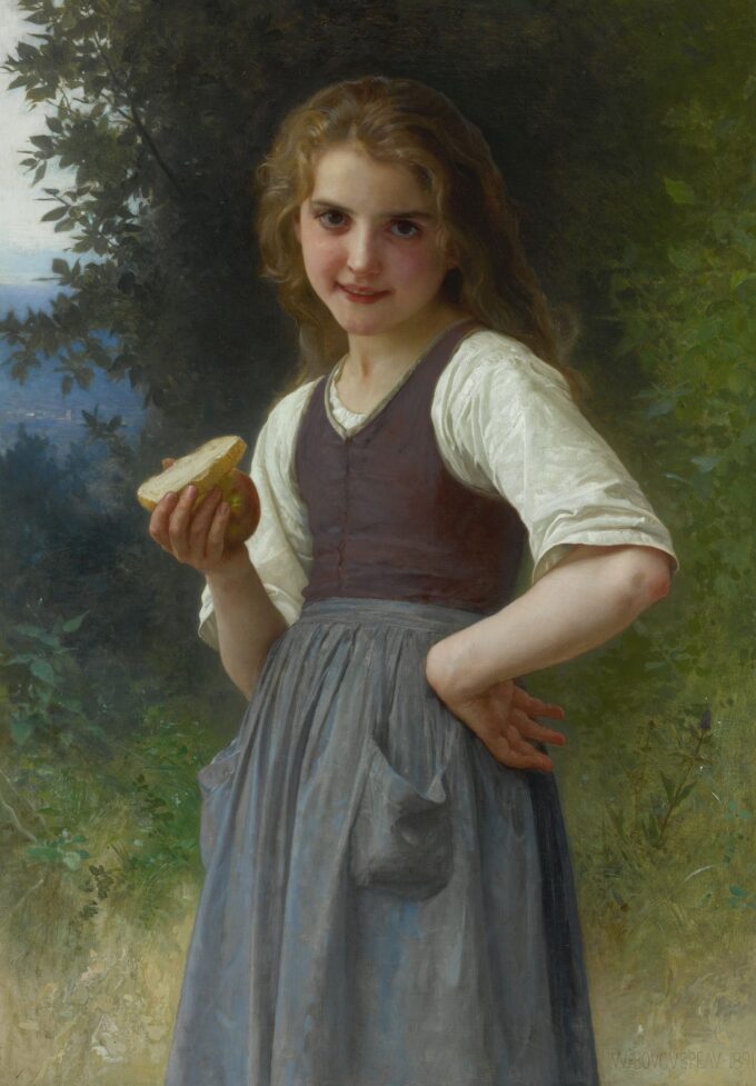 Il gusto dei campi – William Bouguereau William Bouguereau 70x105