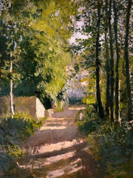 Viale nel sottobosco – Caillebotte Gustave Caillebotte 70x85