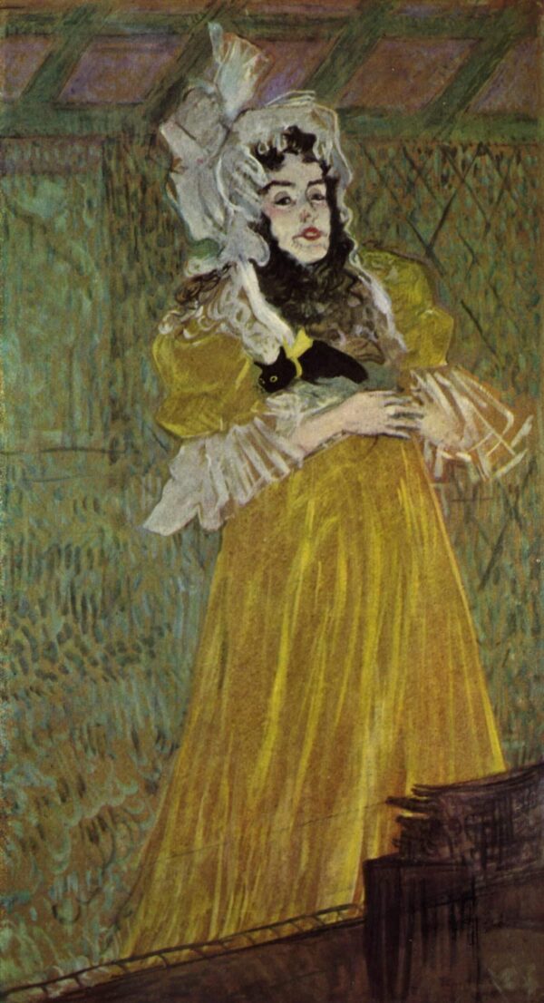 Ritratto di May Belfort – Toulouse Lautrec Henri de Toulouse-Lautrec 70x120