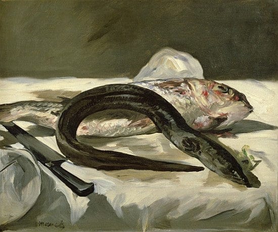 Anguille e rospo di roccia – Edouard Manet Édouard Manet 85x75