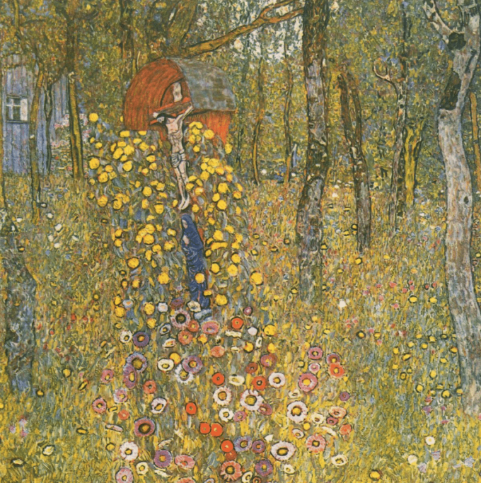 Giardino di campagna con Croce – Gustav Klimt Gustav Klimt 70x70