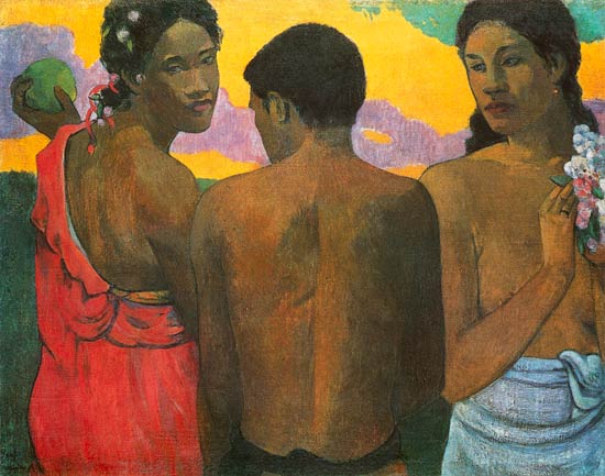 Indigeni di Tahiti – Paul Gauguin Paul Gauguin 85x75