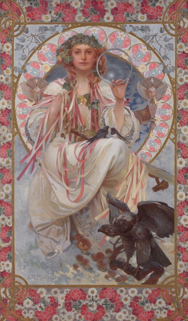 Ritratto di Joséphine Crane Bradley nel ruolo di Glory – Mucha Alfons Mucha 70x120