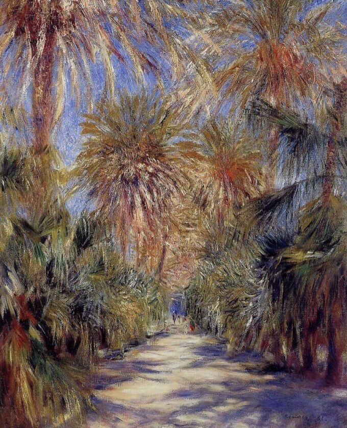 Alger Il Giardino d’Essai – Pierre-Auguste Renoir Pierre-Auguste Renoir 70x85