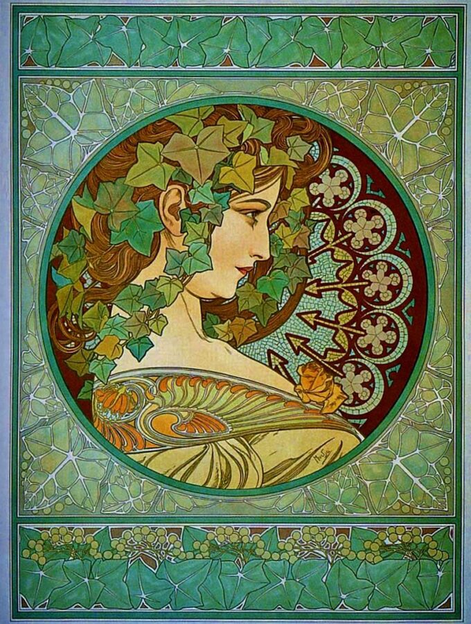 Ivy – Mucha Alfons Mucha 70x85