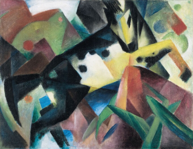 Cavallo saltato – Franz Marc Franz Marc 85x75