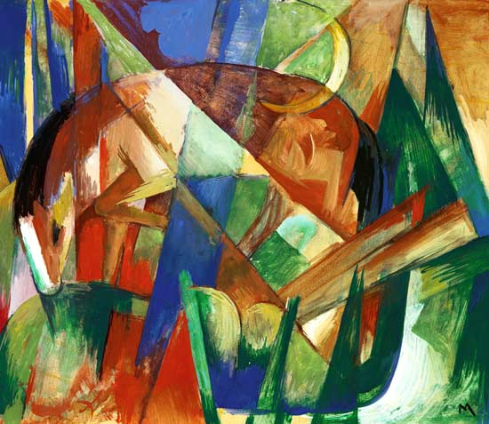 Bête fabuleuse II (cavallo) – Franz Marc Franz Marc 85x75