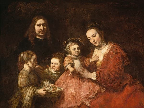 Ritratto di famiglia – Rembrandt van Rijn Rembrandt van Rijn 85x75