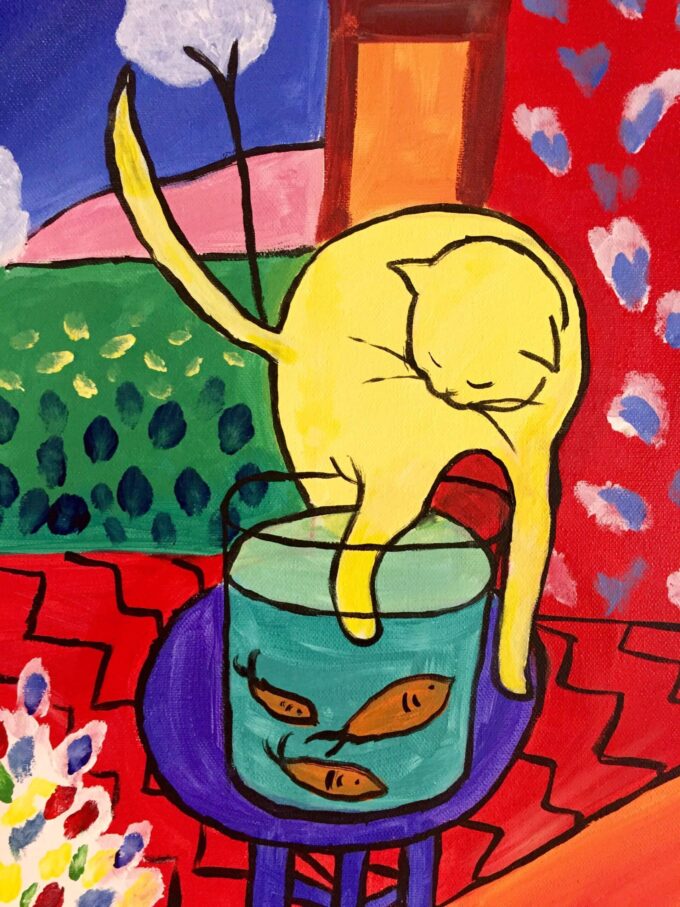 Il Gatto con i Pesci Rossi – Matisse Henri Matisse 70x85