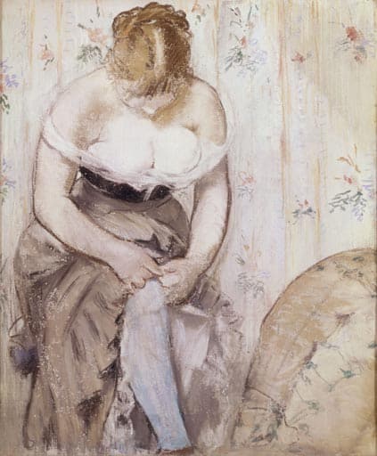 La donna con la giarrettiera – Edouard Manet Édouard Manet 70x85