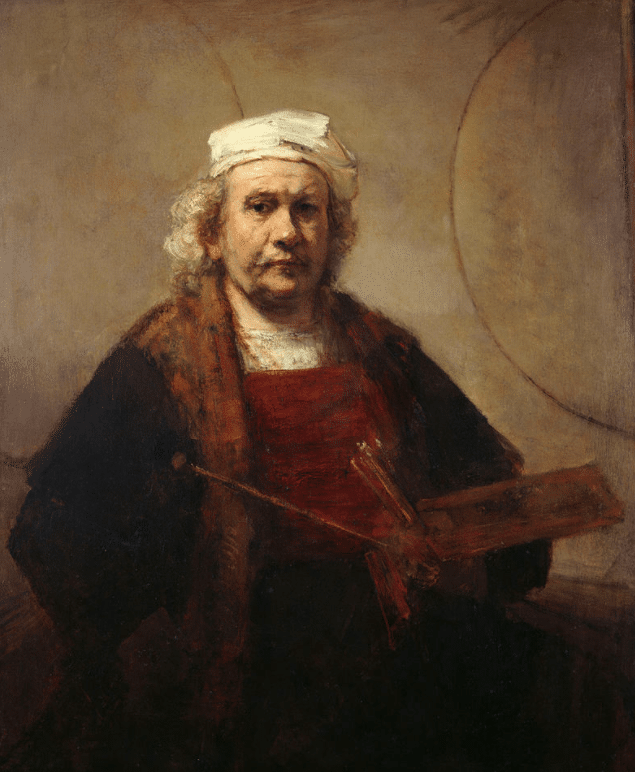 Autoportrait di Rembrandt – Rembrandt van Rijn Rembrandt van Rijn 70x85