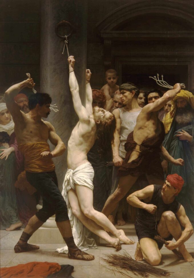 Flagellazione di Nostro Signore Gesù Cristo – William Bouguereau William Bouguereau 70x105