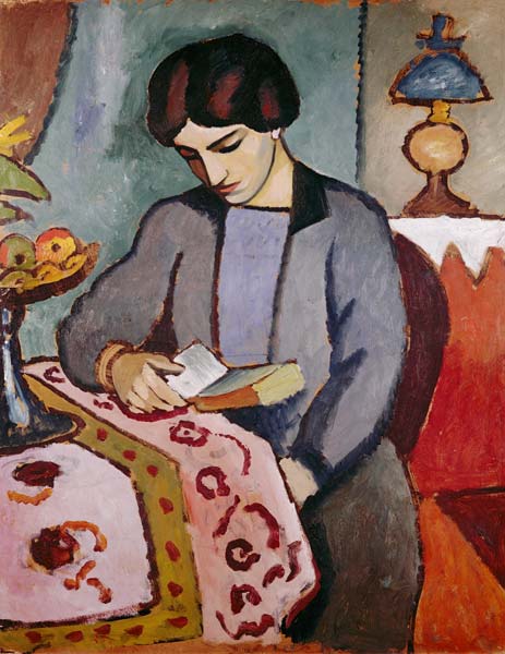 Donna dell’artista (studio riguardante un ritratto) – August Macke August Macke 70x85