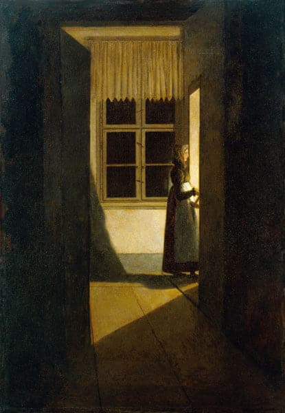 Donna con la lanterna – Caspar David Friedrich Caspar David Friedrich 70x105