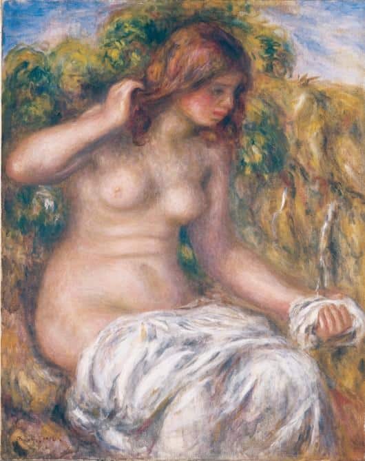 La donna della primavera – Pierre-Auguste Renoir Pierre-Auguste Renoir 70x85