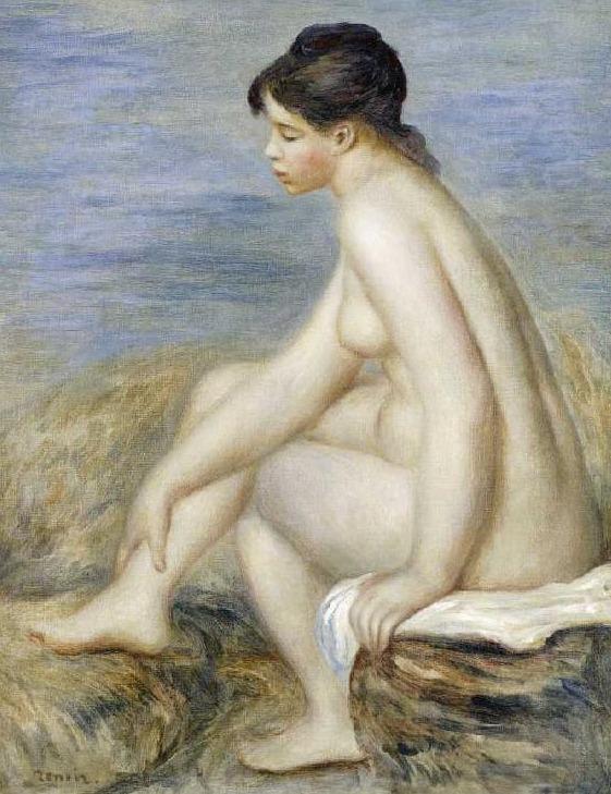 La giovane donna dopo questo bagno – Pierre-Auguste Renoir Pierre-Auguste Renoir 70x85