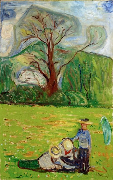 Paesaggio primaverile di Edvard Munch Edvard Munch 70x105