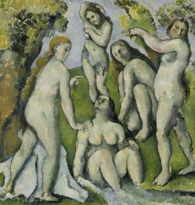 Cinque donne che si bagnano – Paul Cézanne Paul Cézanne 70x70