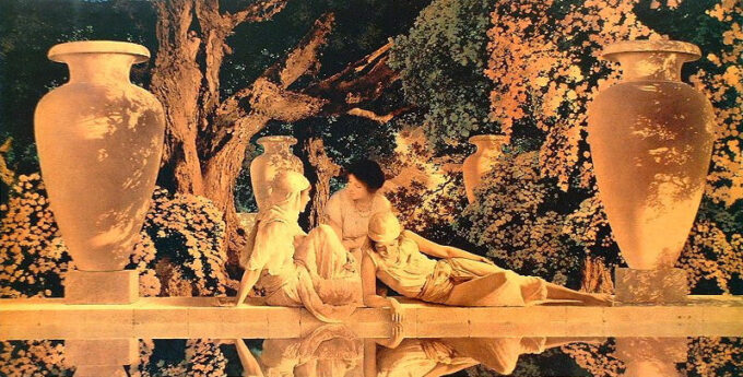 Il giardino di Allah – Maxfield Parrish Maxfield Parrish 140x70