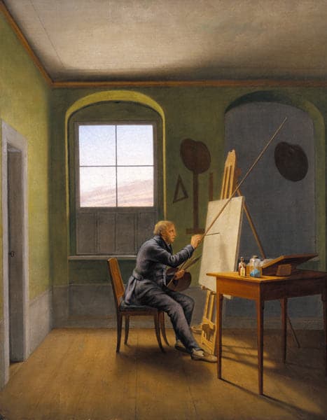 George Friedrich Kersting nell’atelier di – Caspar David Friedrich Caspar David Friedrich 70x85