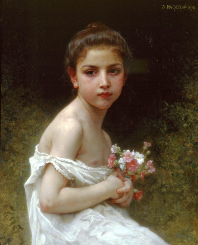 Bouquet di ragazze – William Bouguereau William Bouguereau 70x85