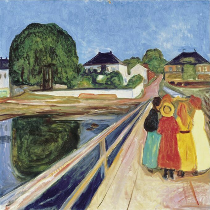 Ragazze sul ponte – Edvard Munch Edvard Munch 70x70