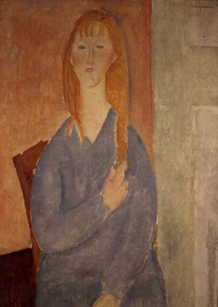 La ragazza in abito blu – Amadeo Modigliani 70x105