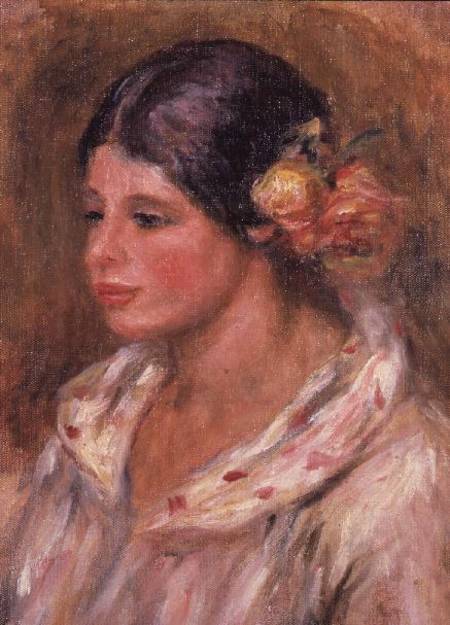 Ragazza con rose nei capelli – Pierre-Auguste Renoir Pierre-Auguste Renoir 70x105