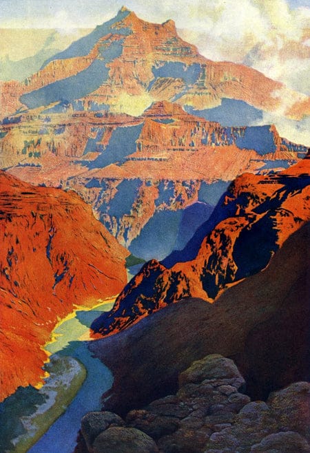 Il Grande Canyon – Maxfield Parrish Maxfield Parrish 70x105