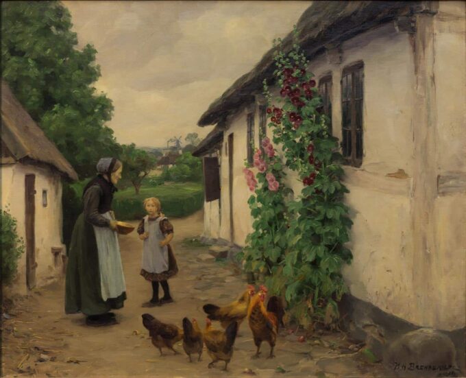 La visita della nonna – Hans Andersen Brendekilde Andersen Brendekilde 85x75