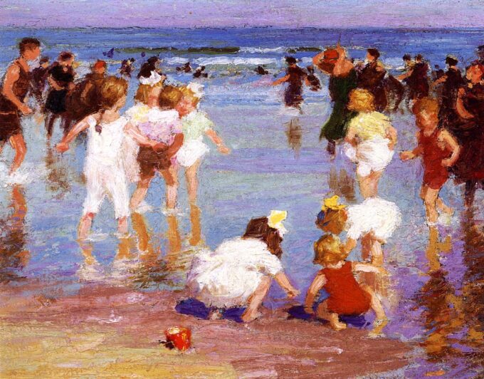 Giorni Felici – Edward Henry Potthast Edward Henry Potthast 85x75