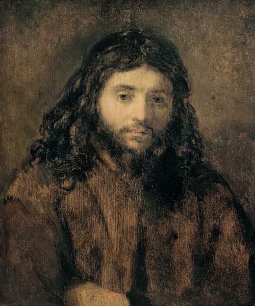 Testa di Cristo di Rembrandt van Rijn Rembrandt van Rijn 70x85