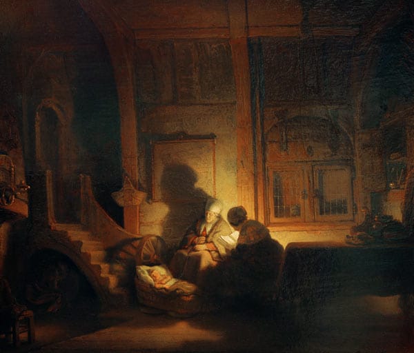 La Sacra Famiglia – Rembrandt van Rijn Rembrandt van Rijn 85x75