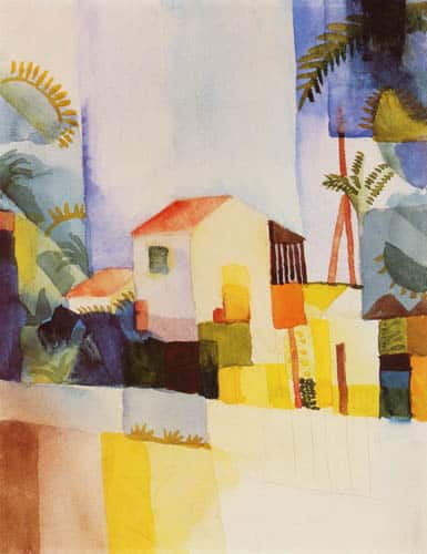 La casa chiara – August Macke August Macke 70x85