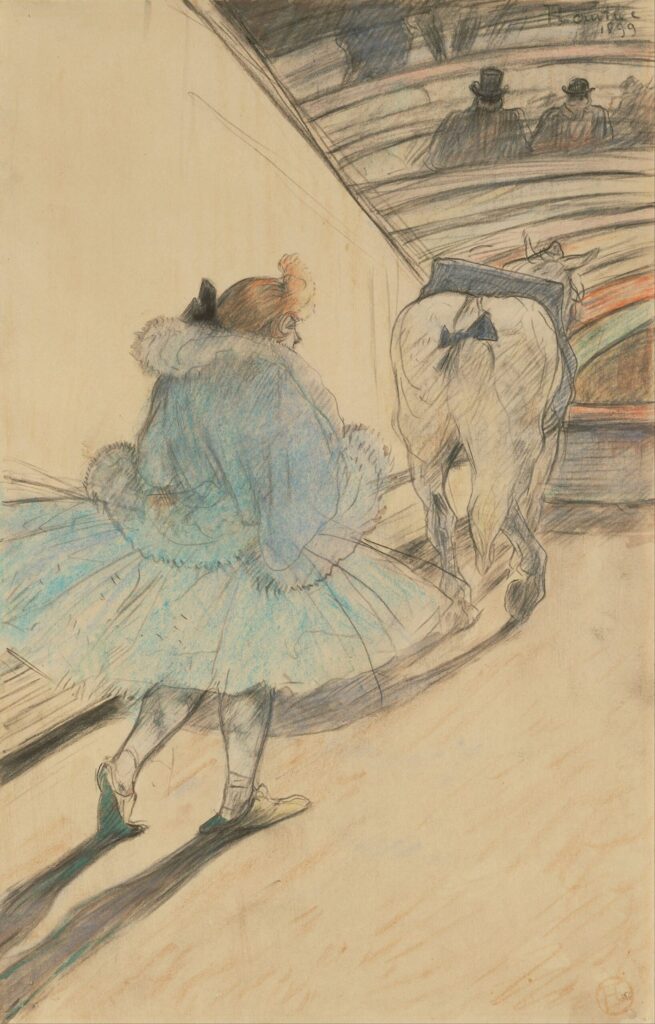 Al circo: ingresso sulla pista – Toulouse Lautrec Henri de Toulouse-Lautrec 70x105