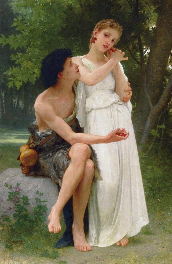 I suoi primi gioielli – William Bouguereau William Bouguereau 70x105