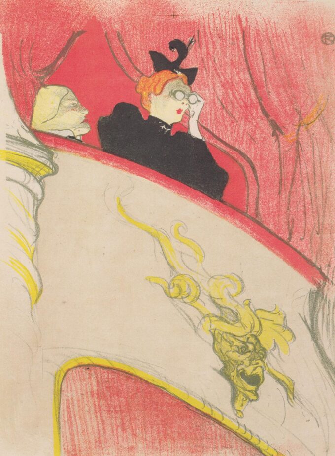 La Loge al maschera d’oro – Toulouse Lautrec Henri de Toulouse-Lautrec 70x105